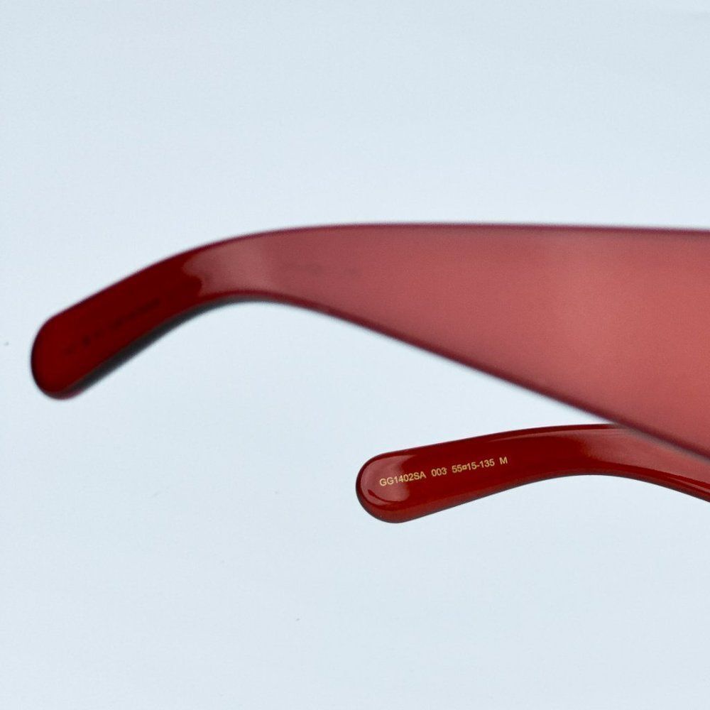 NEW Gucci GG1402SA 003 Burgundy Pink Women Square Sunglasses GG 1402SA - Picture 10 of 13